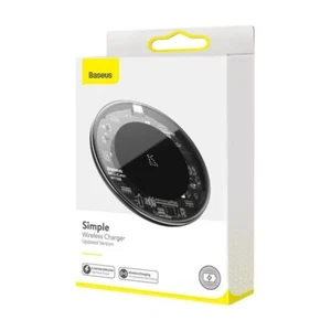 Baseus Simple Wireless 15W Type-C Charger - Transparent - Picture 1 of 4