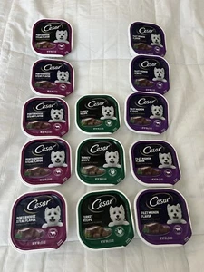Cesar Classic Loaf In Sauce Wet Dog Food Variety Pack, 3.5 Oz Trays (13Pack) - Picture 1 of 2