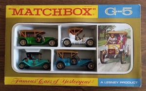 Matchbox Lesney England G-5 Models of Yesteryear Gift Set in box. Original 1967 - Picture 1 of 10