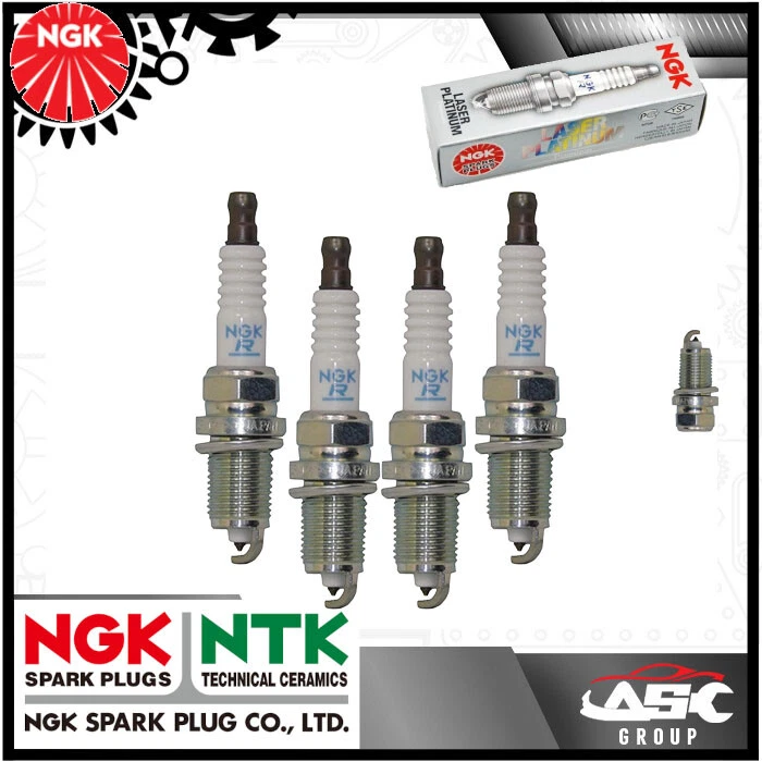 NGK Laser Platinum Spark Plug - Stk No: 2978 - Part No: BKR6EP-11 - x4 - Image 1 of 1