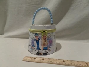 DISNEY'S "HIGH SCHOOL MUSICAL"-GIRL'S "STAR DAZZLE"-WHITE / BLUE TIN LUNCHBOX-ZA - Picture 1 of 7