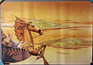 Póster de fantasía vintage Rodney Matthews-CASI HOME 35"x241/2" enrollado (ART-03) - Imagen 1 de 1
