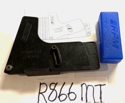 REMOTE CONTROL RC VINTAGE RPM CAMBER GAUGE & CRYSTAL CASE - Image 1 of 4