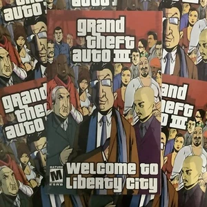 Grand Theft Auto III PS2 PlayStation 2 solo manual de instrucciones - buen estado - Imagen 1 de 9