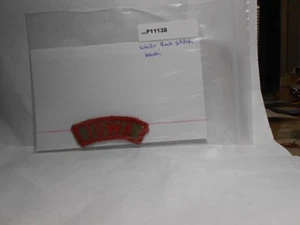 IOWA KHAKI RED 1/4 STATE STRIP BLACK BACK STITCH F11138 - Picture 1 of 1