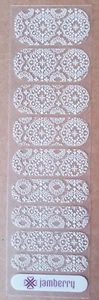 JAMBERRY WHISPER HALF SHEET NAIL WRAP RETIRED GGG AUGUST 2016 - Picture 1 of 1