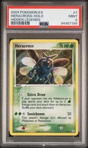 PSA 9 Heracross Holo Hidden Legends #7 2004 Pokemon Ex Hidden Legends 94467195 - Picture 1 of 2