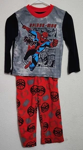 2 Piece Spider Man Graphic Print Boys Size 7 Pajama Set - Picture 1 of 3