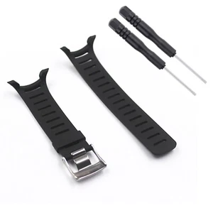 Cinturino orologio di ricambio 20 mm cinturino in gomma per Suunto T1 T1C T3 T3C T3D T4C T4D A - Foto 1 di 13