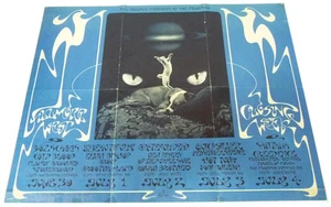 BGP FILLMORE WEST CLOSING WEEK Poster (June 30th 1971) BG-287 Grateful Dead - Imagen 1 de 6