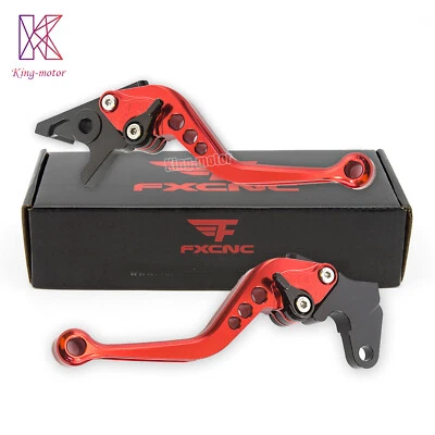 For Yamaha YZF R1 02-03 R6 1999-2004 CNC Short Adjustable Brake Clutch Levers US - Image 1 of 4