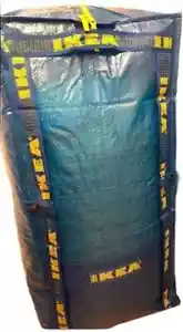 Ikea Frakta Cart Aufbewahrungstasche extra groß mit Reißverschluss blau 3er Set Schlafsaalsack Neu - Bild 1 von 2