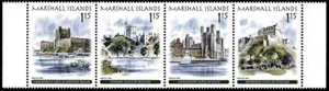👉 MARSHALL IS. 2014 British CASTLES MNH MILITARY ARCHITECTURE - Picture 1 of 1