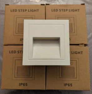 LED Stair Step Light Aluminum Outdoor Waterproof Path Way Corner Wall 4 Pack A6 - Picture 1 of 3
