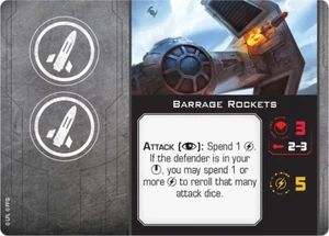 Barrage Rockets Upgrade X-Wing Miniatures - Picture 1 of 1