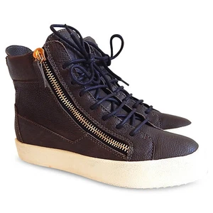 NEU GIUSEPPE ZANOTTI May London Donna Leder Hi-Top Sneaker - Grün - Gr. 38 - Bild 1 von 10