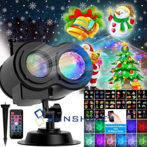Proyector de luces de Navidad de Halloween para interiores y exteriores remoto - Picture 1 of 18