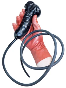 Latex Penishülle MIT SCHLAUCH Dauerkondom Fetish Rubber Gummi Potenzhilfe #PH29 - Bild 1 von 7