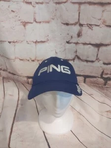 Ping G25 Anser Fitted Golf Hat - Blue with White Letteras Small/Medium S/M - Picture 1 of 4