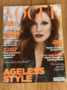Vogue Magazine: July 2009 UK. Ageless Style. Julianne Moore Feature and Cover - Picture 1 of 10