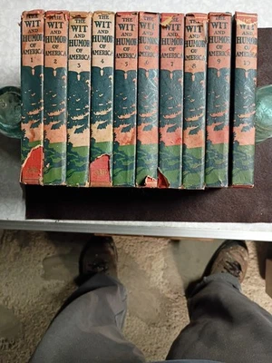 The Wit and Humor of America Complete Hardcover Set 1-10, 1911 W/ Book Jackets - Image 1 of 4
