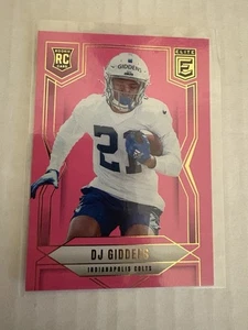 2025 Donruss Elite DJ Giddens Pink Rookie card #173 Indianapolis Colts 1.00 Ship - Picture 1 of 2