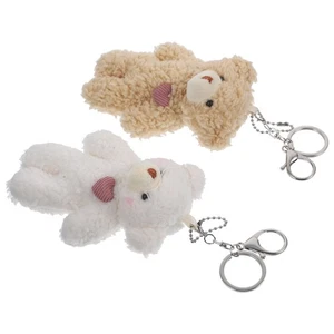 2 Piezas Oso Llavero Mochila Llavero Lindo Miss Niño Peluche - Imagen 1 de 12