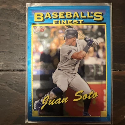 2024 Topps Finest - What If…1993 Finest Prototypes #93-9 Juan Soto - Image 1 of 2