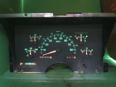 92-93 C/K CAMIÓN SUBURBANO YUKON CUADRO DE INSTRUMENTOS SPEEDO 161k RECONSTRUIDO 2371 Foto 1 de 4