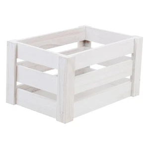 Desktop Sundries Storage Box Wooden Storage Crate Portable Wood Crate - Picture 1 of 12