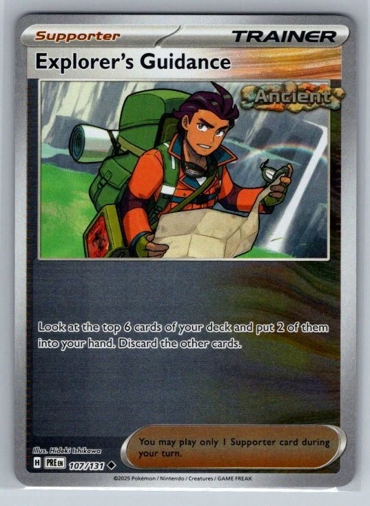 Explorer's Guidance Holo 107/131 NM Prismatic Evolutions Pokemon TCG - Image 1 of 1