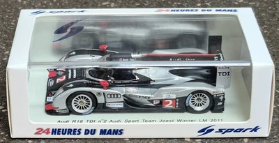 Spark 43LM11 Audi R18 TDI Audi Sport Team Joest Le Mans Winner 2011  - Image 1 of 4