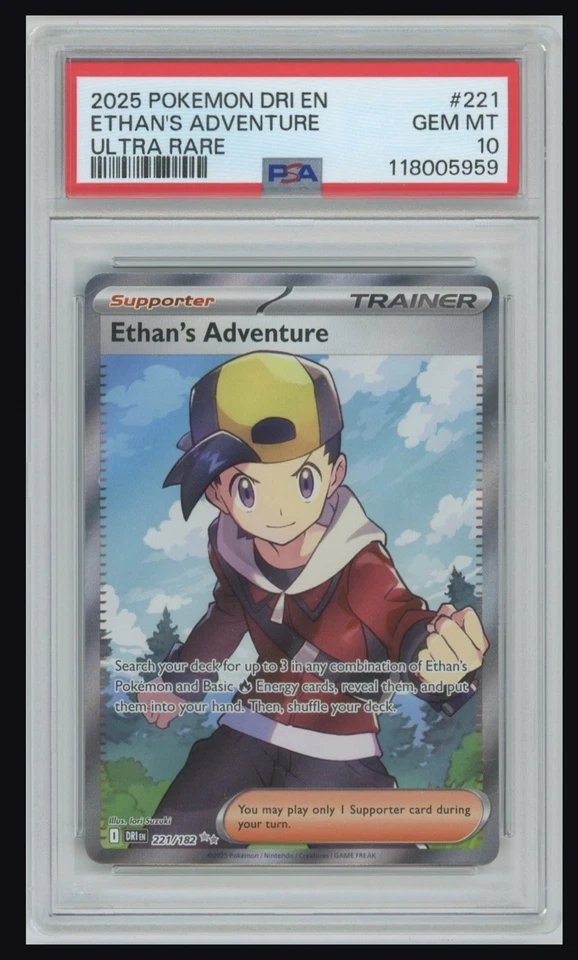 PSA 10 Pokémon TCH Ethan’s adventure #221 - Image 1 of 1