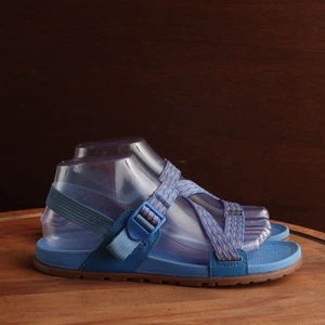 Sandali Chaco donna TG 7 blu bassi slingback outdoor escursionismo scarpa leggera - Foto 1 di 15