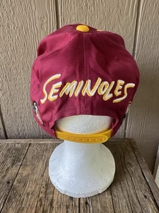 Vintage 90s FSU Florida State Seminoles Snapback Hat Cap Embroidered Spellout - Bild 1 von 11