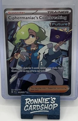 Ciphermaniac's Codebreaking 198/162 Pokemon TCG Sv05: Temporal Forces Holo NM - Image 1 of 3