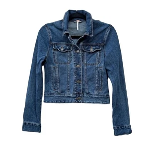 Free People Medium Blue Jean Jacket. Great Condition. Size XS. Denim Jacket - Picture 1 of 15