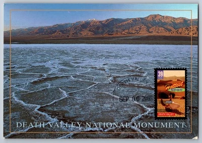 #4070 Hottest Spot Death Valley Maxi Card w/Death Valley Cancel - Image 1 of 2