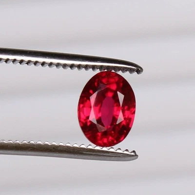 Red Ruby Blood 6.10 Ct. Oval Cut Mozambique Amazing RARE Loose Gemstone - Image 1 of 4