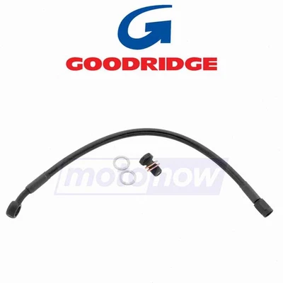 Goodridge Ebony 2 Front Brake Line Kit for 2015-2020 Harley Davidson FLHTK fe - Image 1 of 4