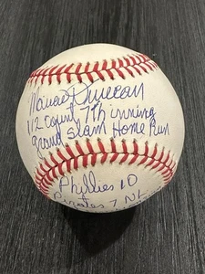 Mariano Duncan Heavily inscribed Autographed ONL Baseball Signed Phillies - Picture 1 of 3
