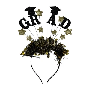 Doctor's Hat Headband Graduation Cap Fixed Costume Decor Graduate Elements - Picture 1 of 12