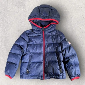 Vintage Polo Ralph Lauren Hooded Down Puffer Jacket USA Flag Toddler Size 3/3T - Picture 1 of 7