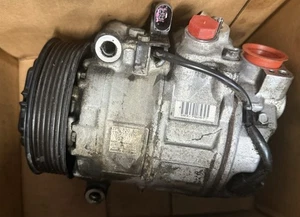 11-18 Porsche Cayenne 958 4.8L AC A/C Air Conditioning Compressor Pump OEM - Picture 1 of 3