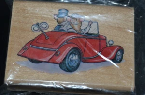 Inkadinkado Town Mouse Wedding Convertible Rubber Stamp 6543 David Sieks Vintage - Picture 1 of 4