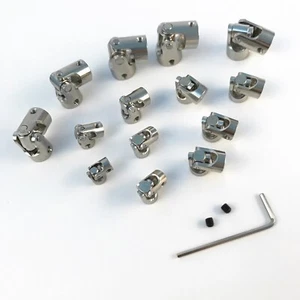 Connettore Motore Universale Accoppiatore Albero Flessibile Giunto U per RC Auto Barca CNC - Foto 1 di 11