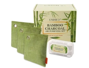 Juego de purificación de aire de carbón de bambú Unish 4 piezas - Imagen 1 de 7