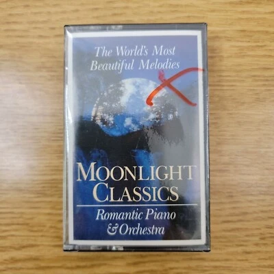 NEW Moonlight Classics Romantic Piano & Orchestra Cassette Tape Readers Digest - Image 1 of 3