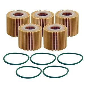 Wix Set of 5 Engine Motor Oil Filters For Lexus Pontiac Scion Toyota L4 StdAsp - Picture 1 of 1