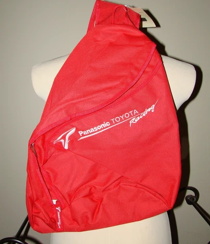 RARE RED PANASONIC TOYOTA F1 FORMULA 1 RACING DAY PACK BAG BACKPACK NWT NEW Cover